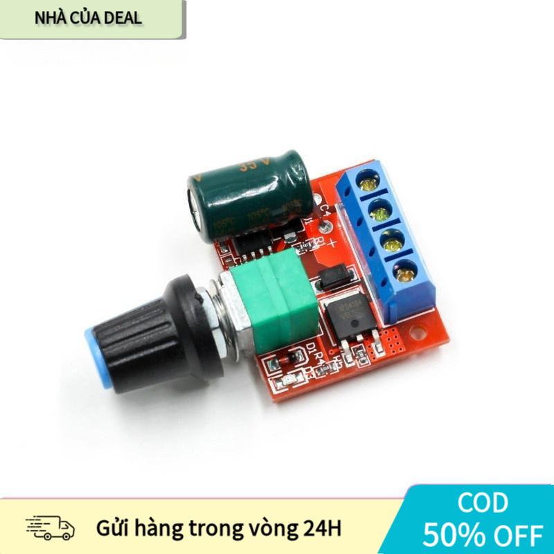 【COD】Mạch Điều Khiển Tốc Độ Động Cơ PWM DC Mini – Dải Điện Áp 4.5V–35V, 5A,…