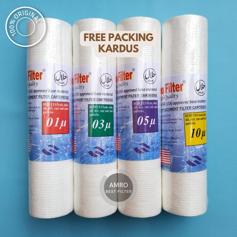 Spon / Cartridge / Sediment Filter Air merk NANO FILTER 10" Original 1