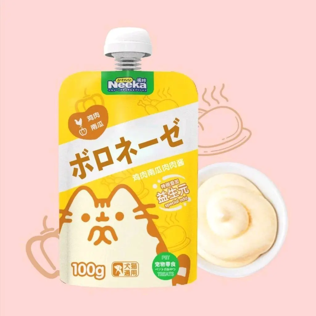 Súp Thưởng Neeka Nắp Vặn Dành Cho Mèo Mọi Lứa Tuổi Tuýp 100Gr