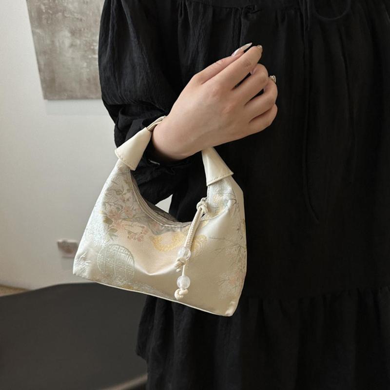 Túi Xách Đeo Hông Nữ, Phong Cách Cổ Điển Cổ Điển, Túi Đeo Vai Nữ Trung Quốc Thiết Kế Jacquard, Túi Đeo Chéo, Túi Đeo Vai Bên Trong Nữ, Túi Xách Cao Cấp Sang Trọng, Phong Cách Trung Quốc Thanh Lịch 4