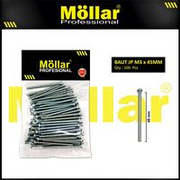 Gambar MOLLAR 93-092 Baut JP 3 x 45 Machine Screw 3x45 Obeng Plus - 100 pcs - 93-092 dari Mollar Kota Cirebon 1 Tokopedia