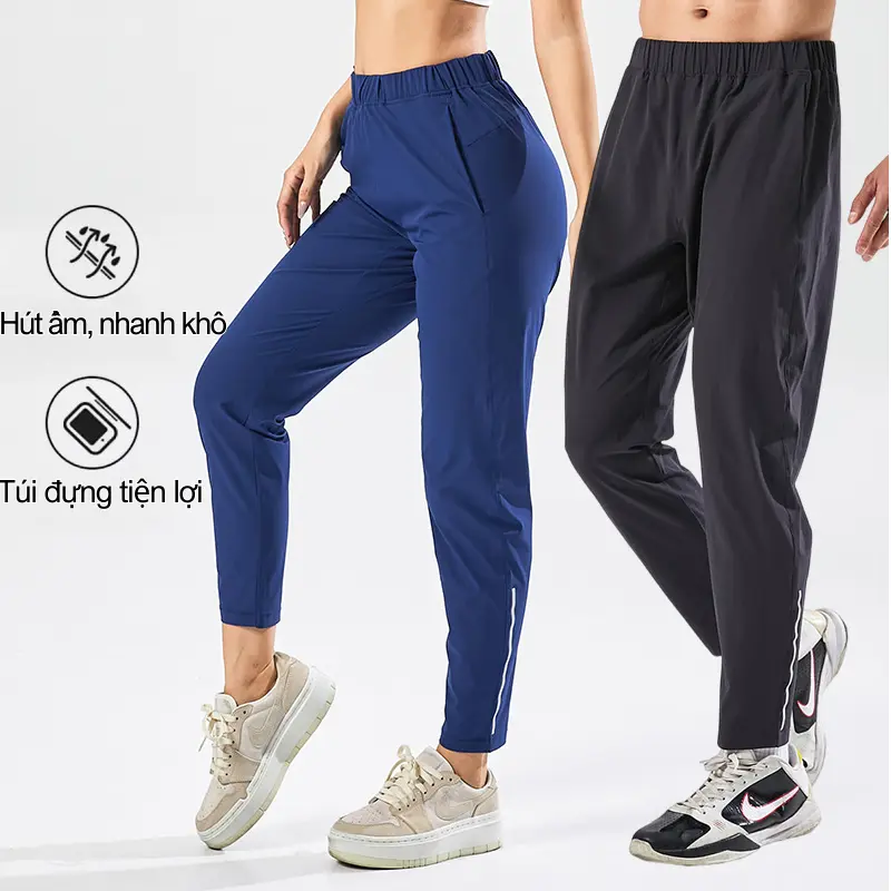 Quần Jogger Tập Gym, Chạy Bộ, Leo Núi  Chất Dù Nhẹ Nhanh Khô, Mát Mẻ Thoait Mái Vận Động. - K2499