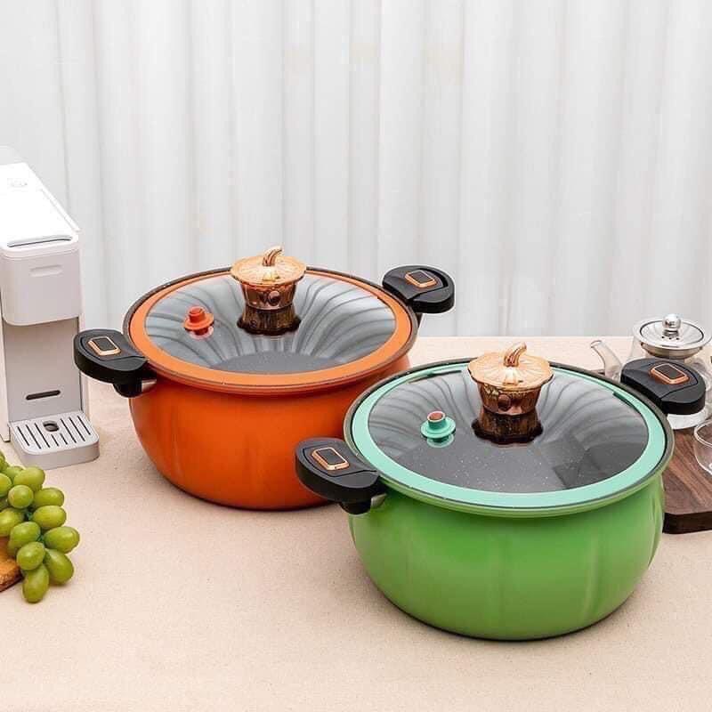 Nồi áp suất bí ngô 8L 28cm ( Màu ngẫu nhiên ) 3
