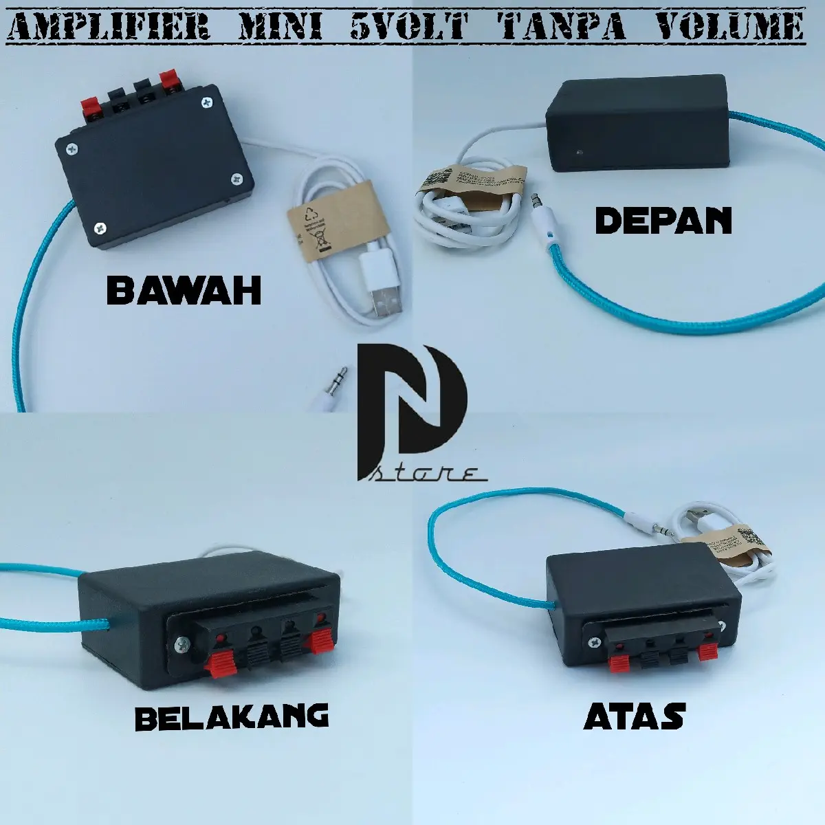 amplimini 5volt tanpa volume no 7 termurrrrahh