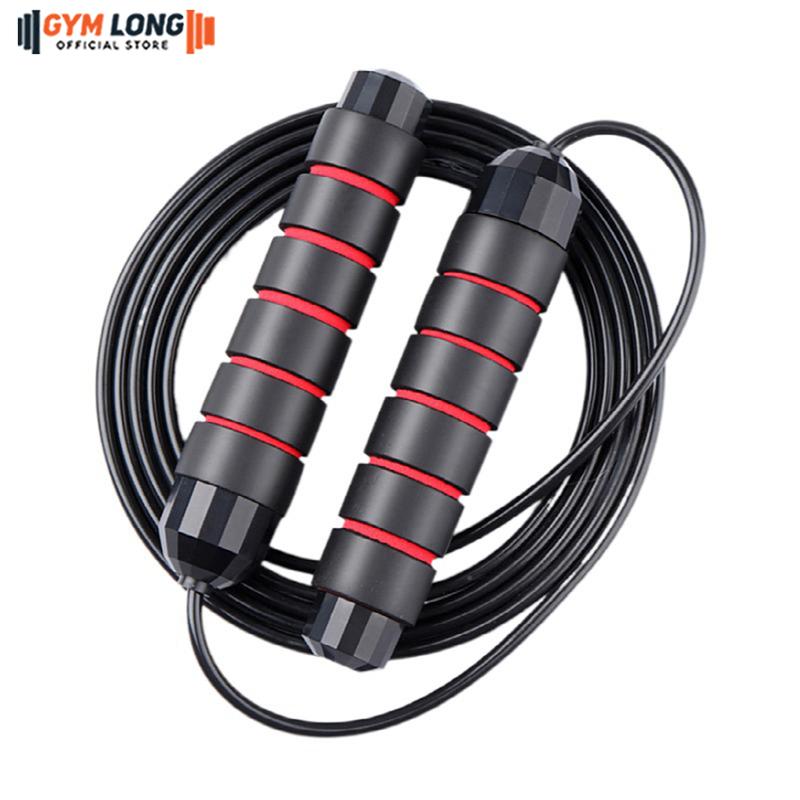  Dây Nhảy Thể Thao Tập Thể Dục Tại Nhà Bên Trong Lõi Thép Có Tạ Sắt Đầm Tay GYMLONG 