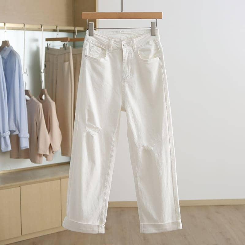 ( jean dày)Quần baggy ống suông rộng - quần jean nam đứng chất bò cao cấp không bai màu ( ống rông trắng cg)