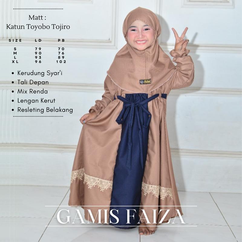 Product Introduction of Gamis syar’i anak perempuan lebaran kekinian 2024 |gamis anak murah |pakaian anak perempuan Hitam Cokelat Navy Baju Muslim Syari Wanita Dress Katun Polos Remaja Mewah 1