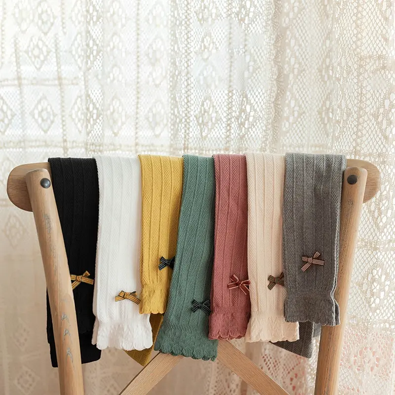 ByKiddos - Legging Anak Perempuan Versi Korea Baru Bahan Katun Motif Pita Lucu Impor 2