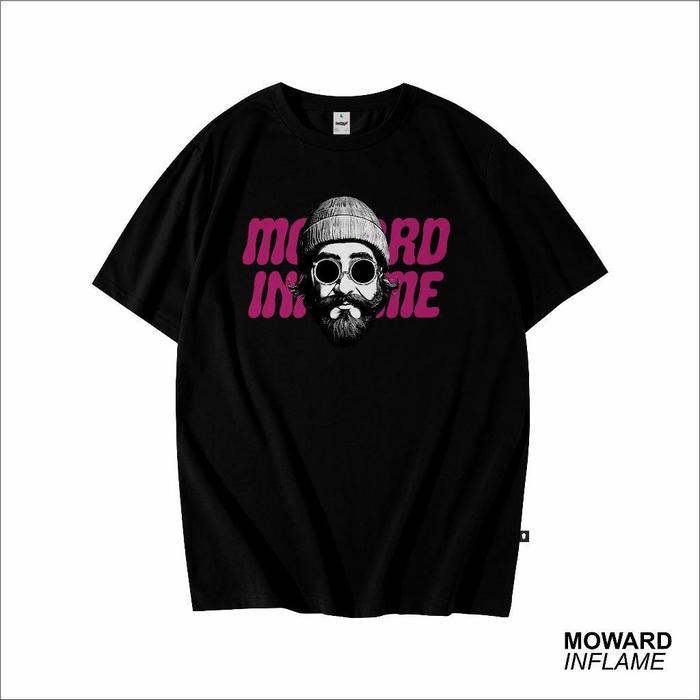 Gambar Moward - Tshirt MWTS056 Black - S, Hitam dari Moward Inflame Kota Bogor 5 Tokopedia