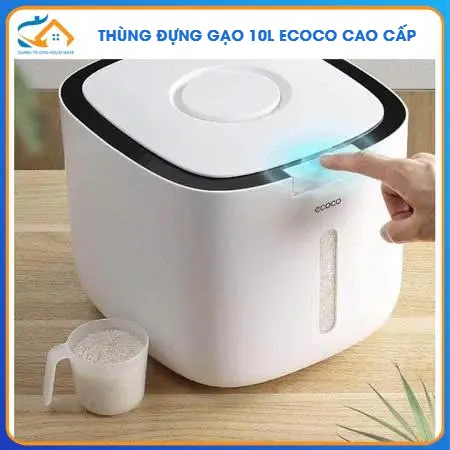Thùng Đựng Gạo 10KG Cao Cấp Chống Ẩm Chống Mối Mọt Cao Cấp Siêu Tiện Lợi