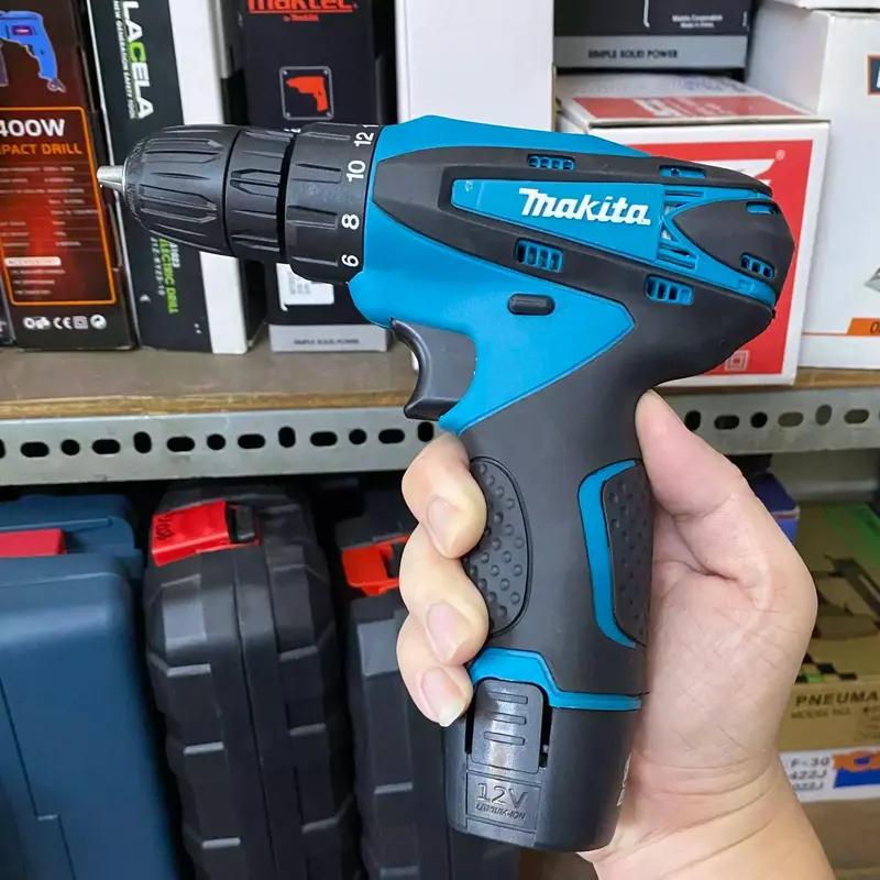[TẶNG BỘ 24 CHI TIẾT] Máy khoan PIN cầm tay MAKITA 12v - Máy khoan pin - Máy khoan mini - Khoan sắt, khoan gỗ, bắt vít - Có 2 Phân Loại 7
