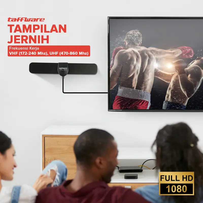 ANTENA TV INDOOR SET TOP BOX & TV difgital 1