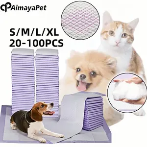 AimayaPet 100pcs/Paket Popok Pad Pipis Kucing Anjing Popok / Dog Pee Pad /  Disposable Pet Diaper Deodorant / Underpad kucing