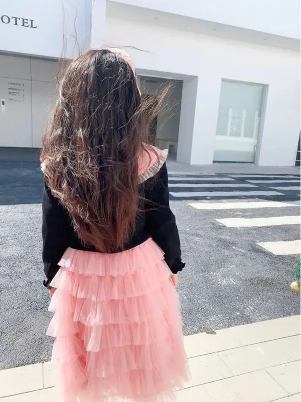 Bộ cổ hồng cho bé gái, set cổ hồng bé gái hàng thiết kế 1