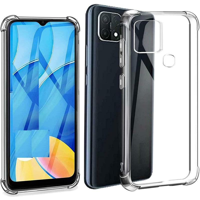 Ốp lưng điện thoại chống sốc trong suốt cho Realme, C21Y, C25Y, C21, Reno 6, 5G, Reno 6Z, Reno 5 Lite, 5F, 5Z, Oppo A16, A15, vỏ trong suốt TPU mềm