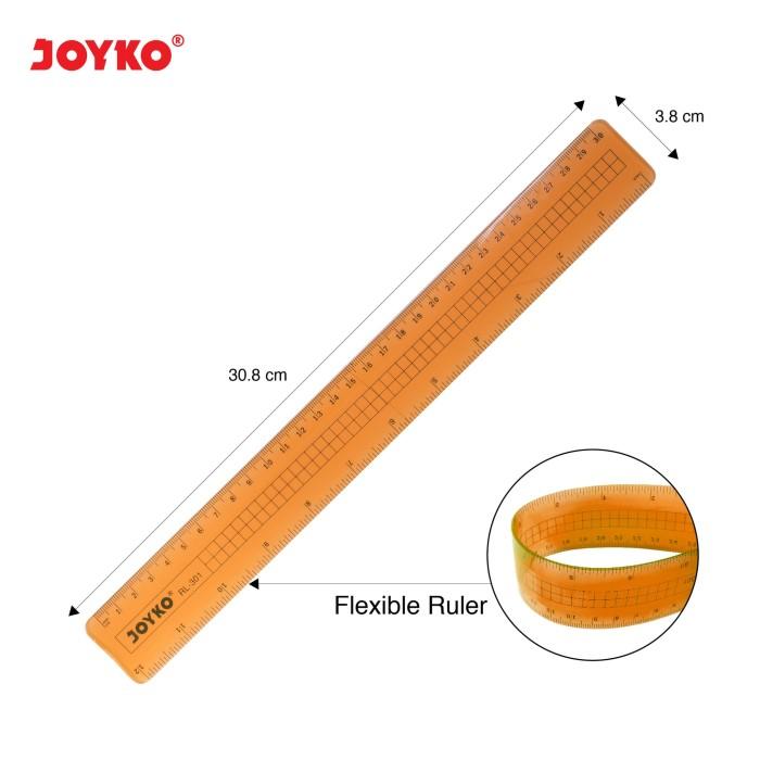 Flexible Ruler Penggaris Lentur Joyko RL-301 30 cm 1