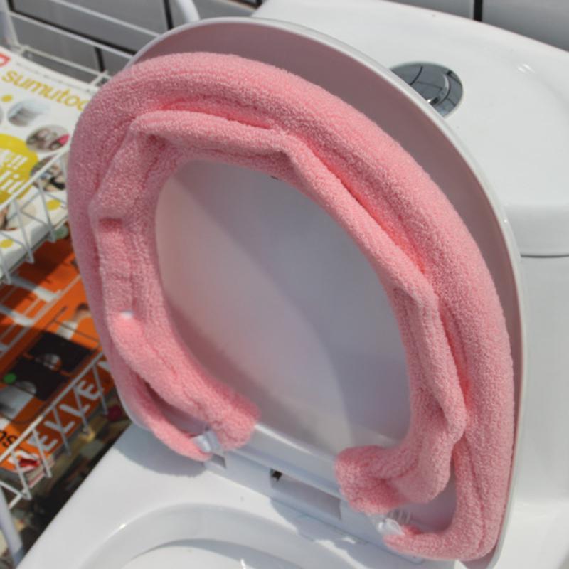 Product Introduction of Soft Warm Thicken Toilet Seat Covers Button Style Toilet Seat Cushion Mat Pad 6