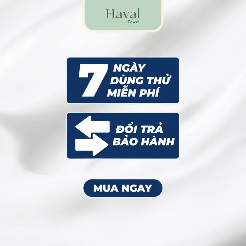 Bộ 6 Khăn Gội Đầu Cotton Haval Kích Thước 35x80cm, Lau Tóc, Tập Gym Mềm Mịn và Thấm Hút, Không Ra Màu Dùng Làm Khăn Tắm Gội Trong Nhà Tắm, Phòng Gym, Yoga 8