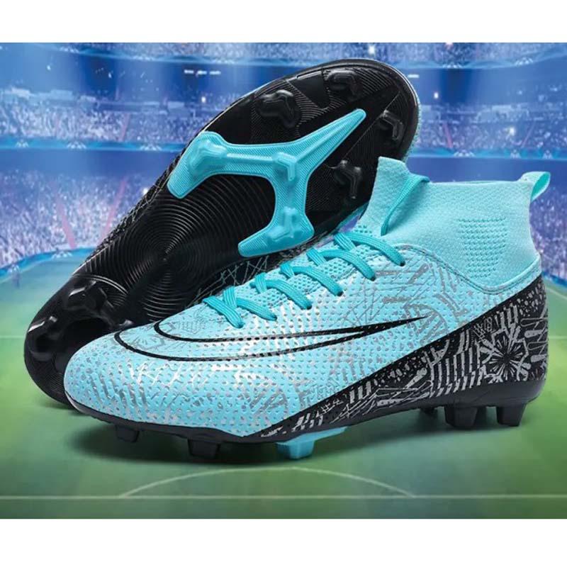 Product Introduction of Men Comfortable Breathable Football Shoes Lightweight Shock Absorption Training Shoes Artificial Grass Native Pasture Soccer Shoes 2
