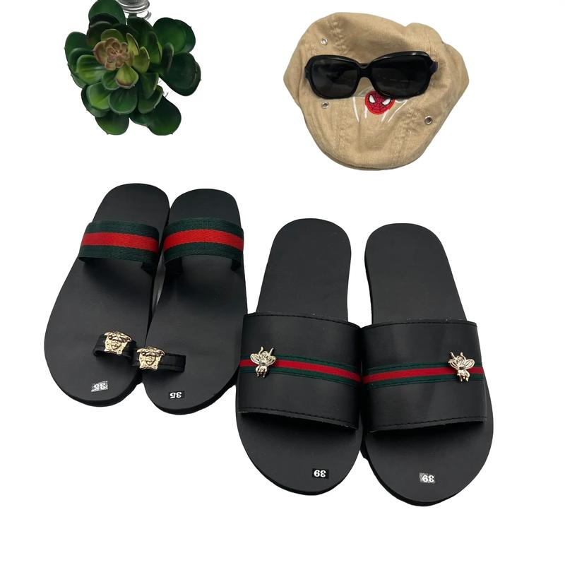 Dép quai ngang nam xỏ ngón nữ, dép cặp đôi DéP Đế Bằng Sandal Đồng nai