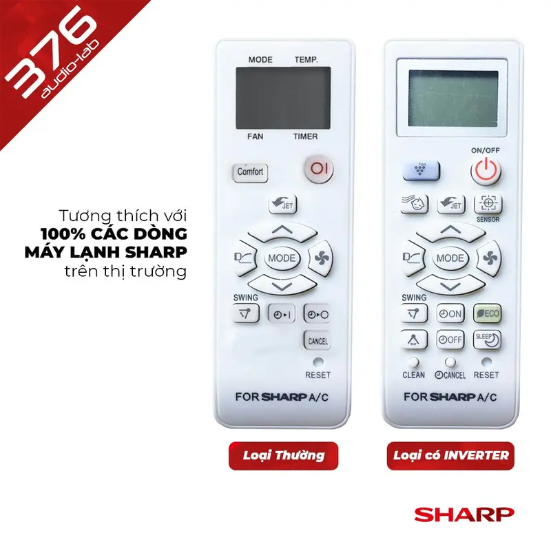 [HÀNG RẺ] Remote Điều Khiển Máy Lạnh SHAR.P Bảo hành của nhà sản xuất 0