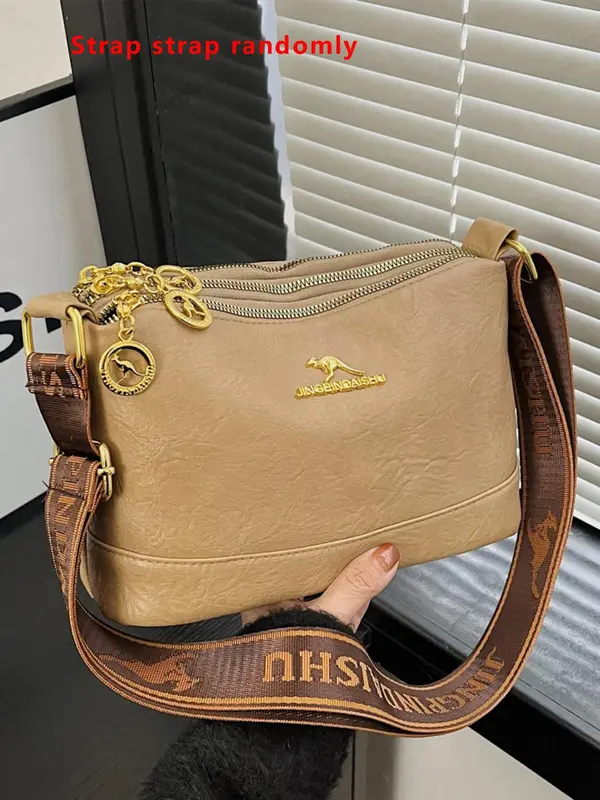 Women's Fashionable Temperament Shoulder Bag, Simple and Atmospheric Trend Versatile Crossbody Bag for Work, School, Daily Commuting, Shopping, Dating 7