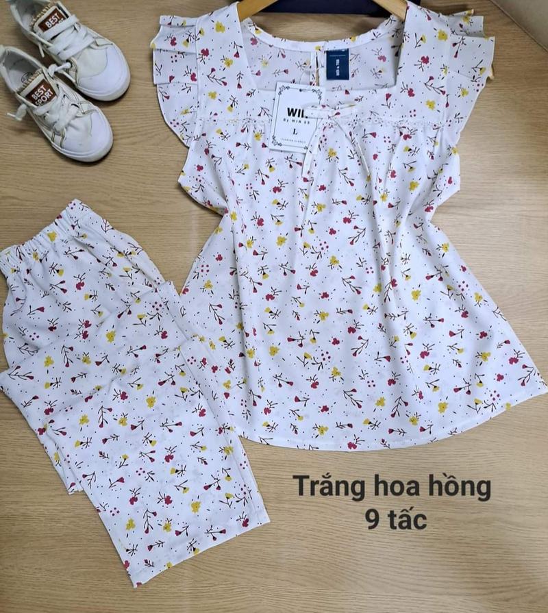 Product Introduction of Đồ bộ  quần 9 tấc có túi vải lụa mềm, size từ 40 đến 90 ký,hoa sẽ thay đổi theo từng đợt ạ 7
