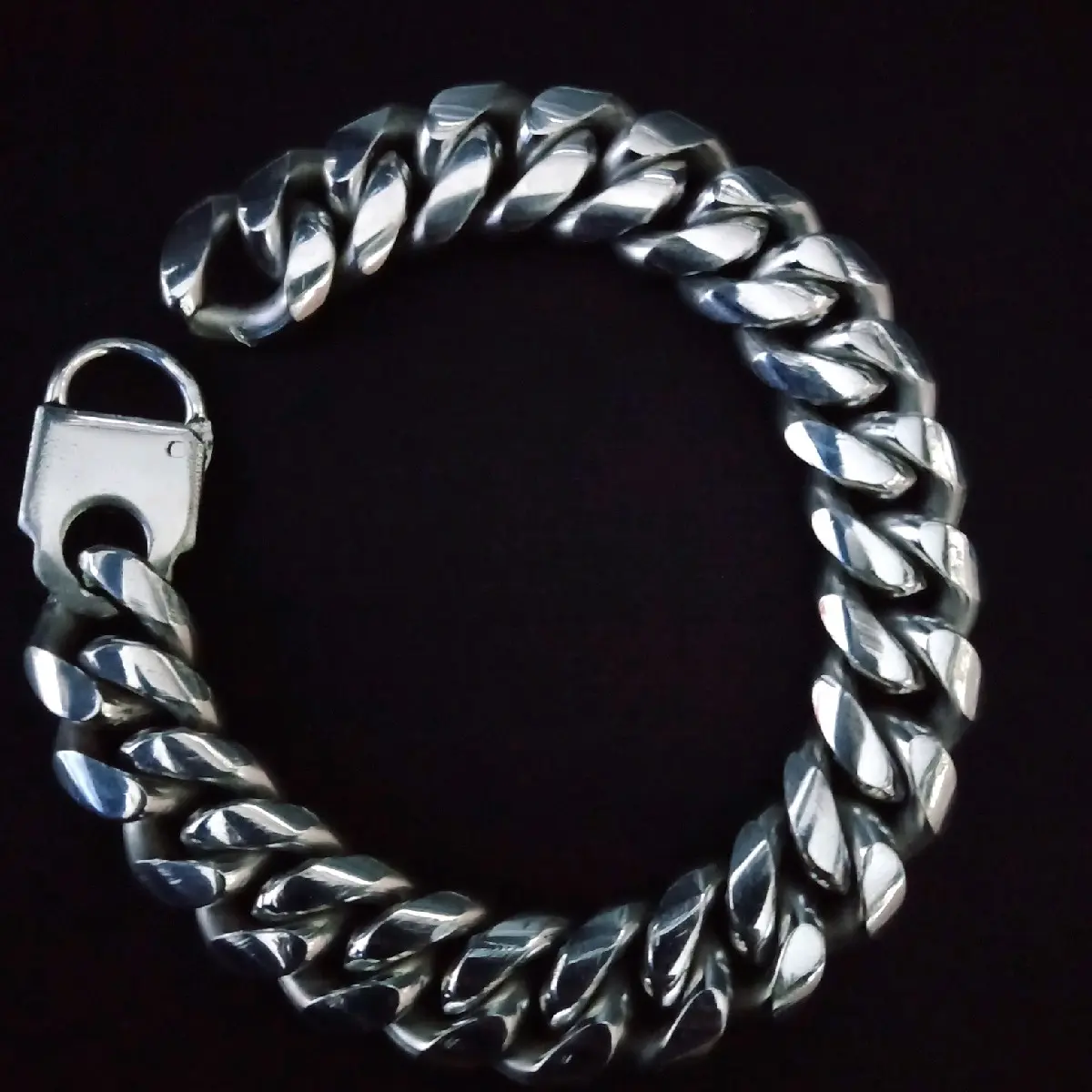 GELANG RANTAI PRIA JUMBO GELANG BAJA STAINLESS ANTI KARAT