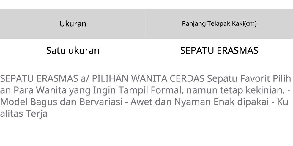 Sepatu Wedges Tapak Karet Hak Setengah Eramsis (5 cm) - Ukuran Big Size 36-44 - Shoes, Heels