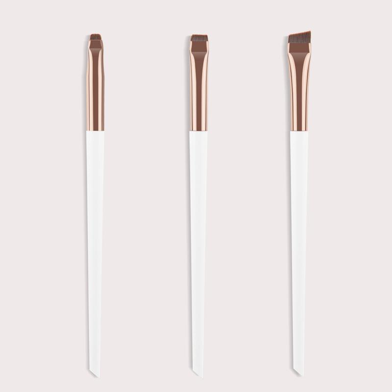 Product Introduction of Karsyngirl - berus solek bilah, 3 keping / set, Celak, Mudah alih, rata, halus, Pelapik Mata, Kontur kening, alat solek Emas Hitam Makeup 14
