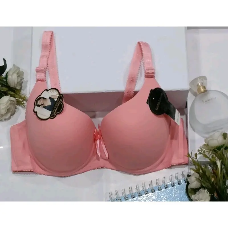 Bh Wanita Dewasa Cup B ke C Bh Kawat Busa Sedang Kait Kancing 3 Beha Wanita Cantik Push Up Bra