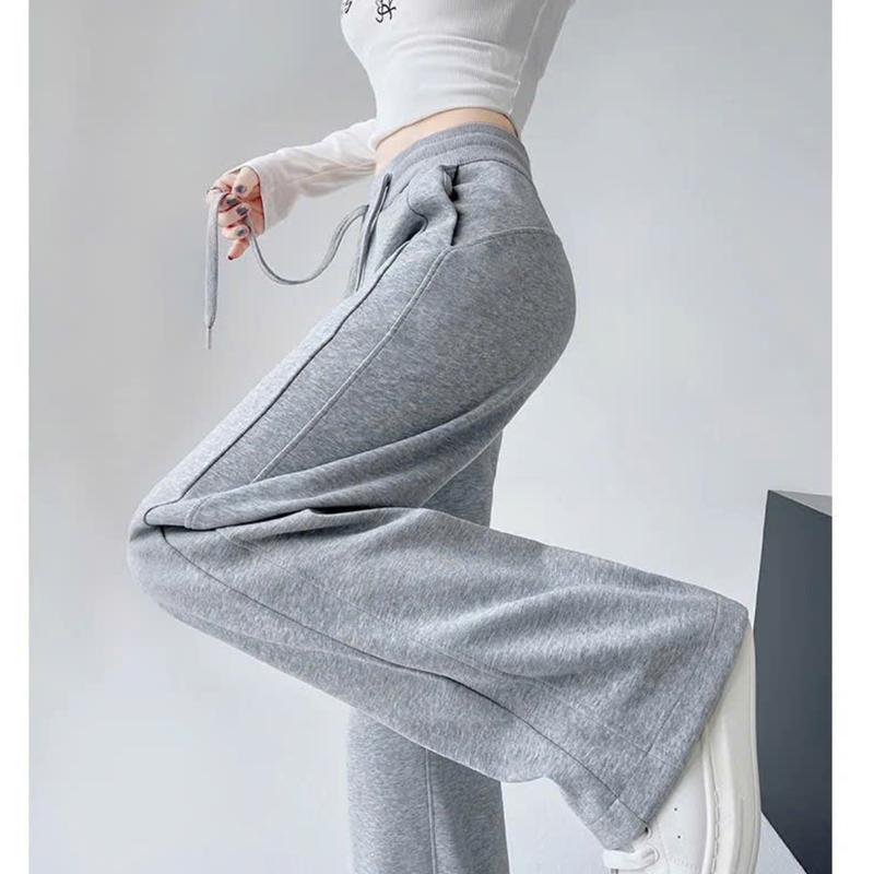Quần  Nỉ Ống Suông Loại Đẹp Phom mới hách dáng Nữ Pants Nhung Women Ong 0