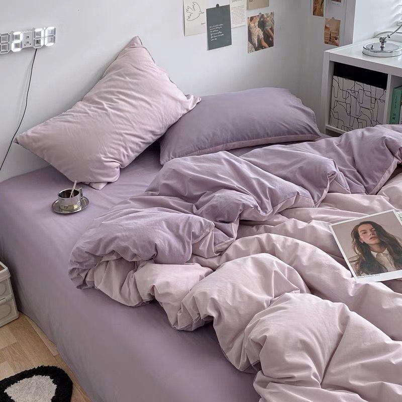 Vỏ Chăn Một Mảnh, Kích Thước 150 X200x230, Thích Hợp Cho Ký Túc Xá Sinh Viên, Ga Trải Giường, Vỏ Chăn Đôi, Chải, Bộ Bốn Món, Thích Hợp Cho Mẫu Giáo Và Khách Sạn 6