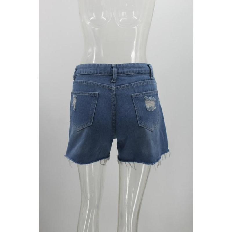 Quần Denim Ống Đứng Phong Cách Thường Ngày Và Thanh Lịch, Cạp Thường, Quần Đùi Denim Nữ, Hàng Mới Về Năm 2024, Thích Hợp Cho Mùa Hè, Phong Cách Xuyên Biên Giới 7