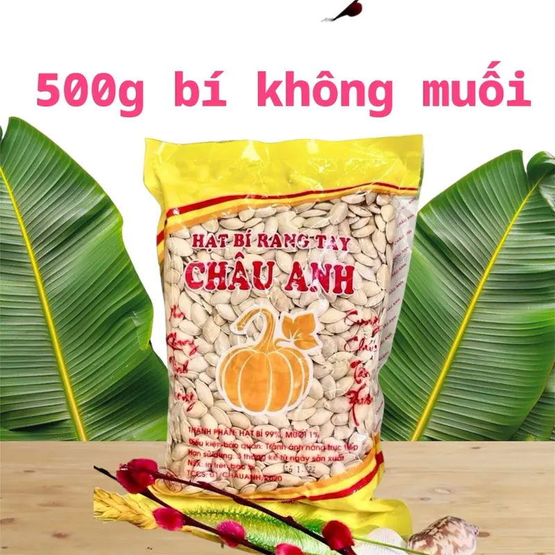 500gram Bí rang củi không muối nhà Châu Anh Snack 0