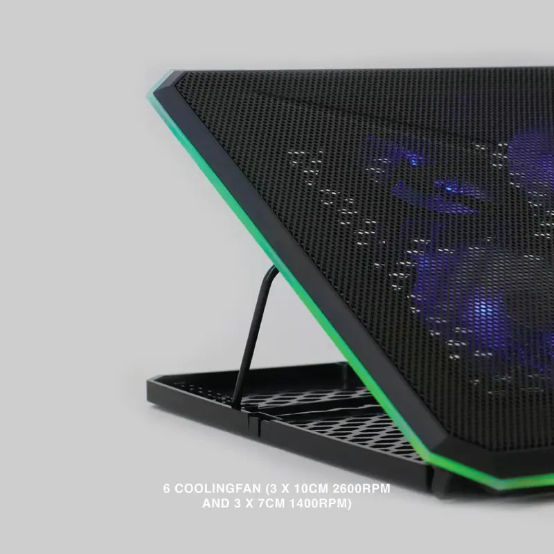 Rexus Breeze B160 Cooling Pad Laptop Fan With RGB 1