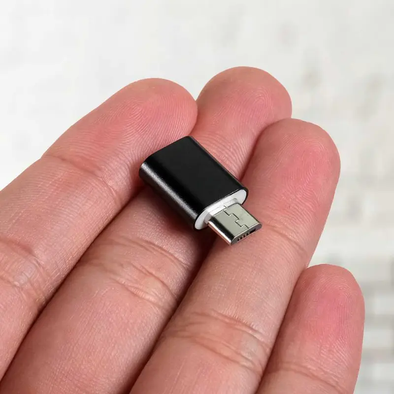 JUMIA Adaptor USB Type C Female to Micro USB Male Aluminium - - JM40 1