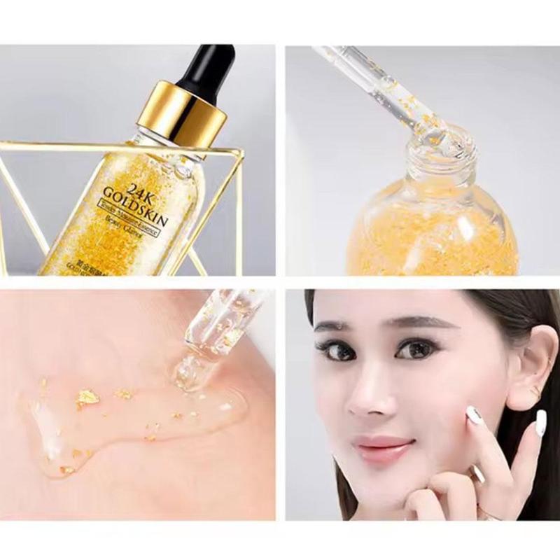 Product Introduction of 30ml Golden Infused Hydrating Serum With Hyaluronic Acid For All Skin Types - Brightening, Firming Formula 28