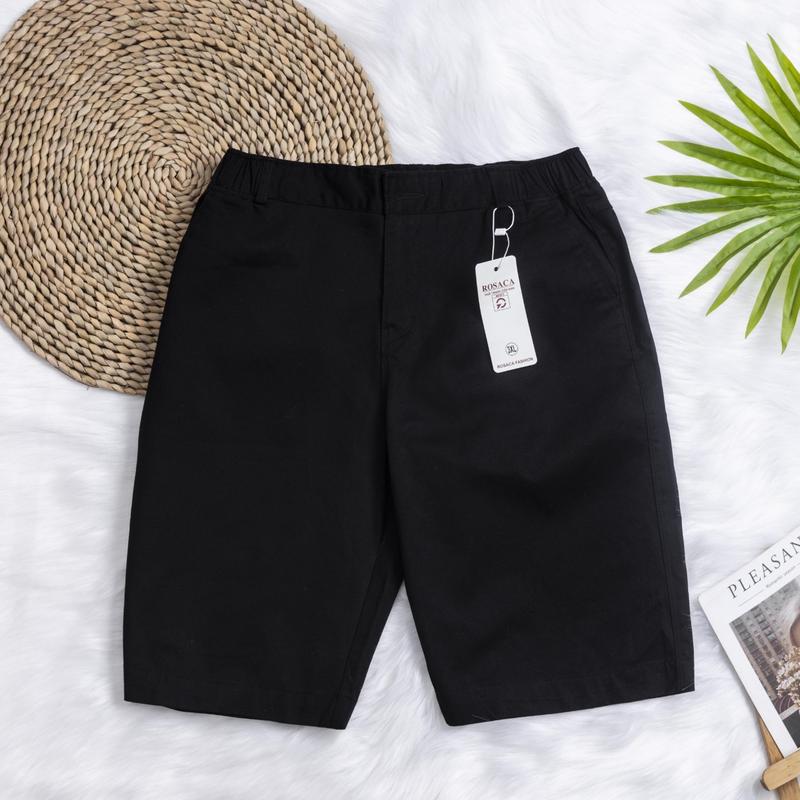 Quần Lửng Ngang Gối Lưng Thun Nữ , Lưng Thun