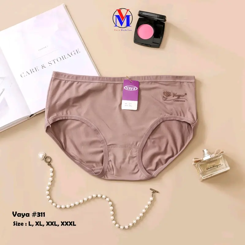 ISI 3 PC 6 PC 12 PC CELANA DALAM MERK VAYA 311/ bahan adem dan berkualitas premium Katun Art Lembut Soft 5