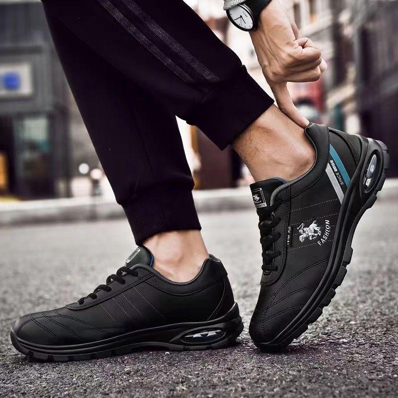 Product Introduction of 2024 Spring and Autumn Men's Casual and Comfortable Breathable Trendy Air Cushion Deodorant Travel Sneakers 14