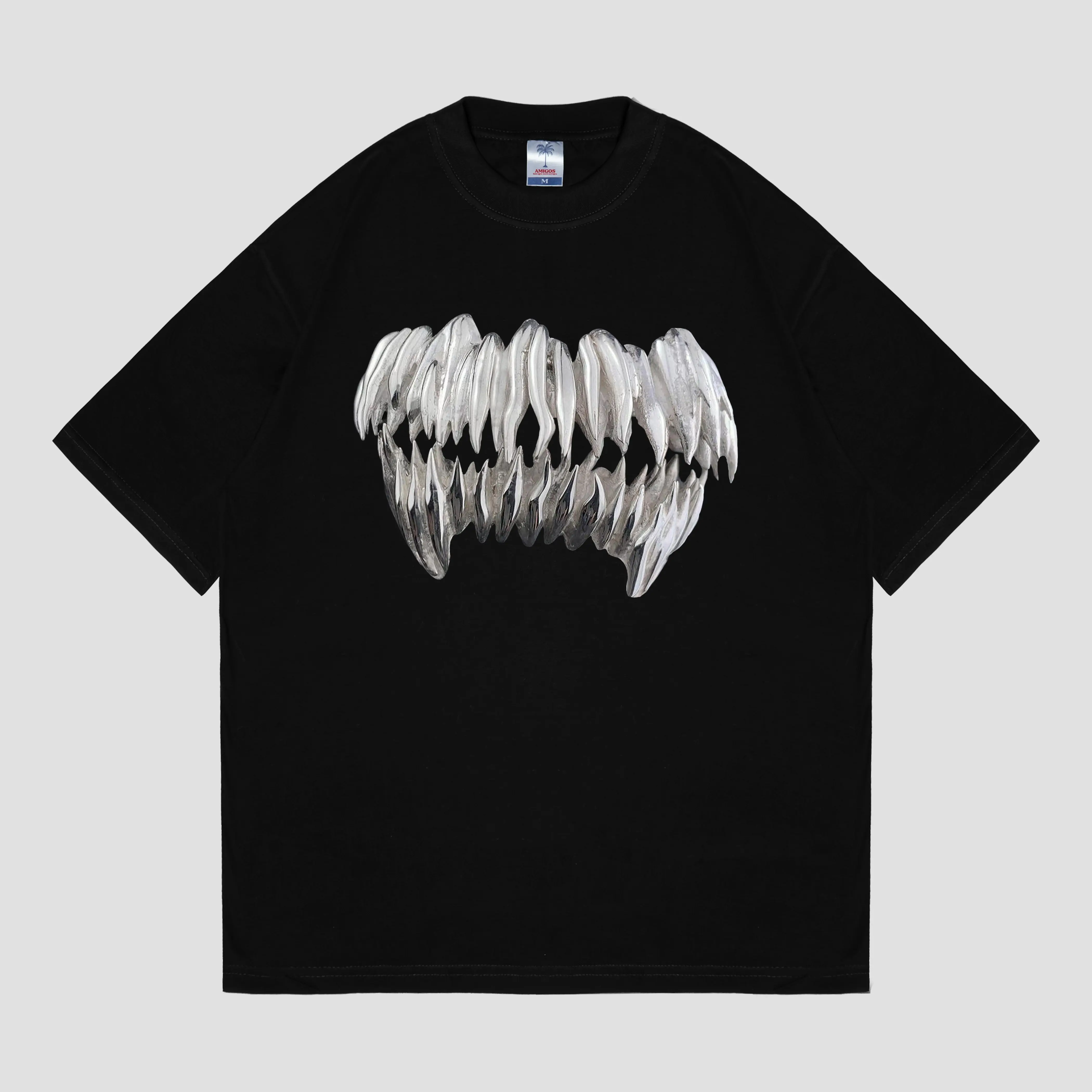 LESSEGOS T-SHIRT OVERSIZED "GRILZY" BLACK