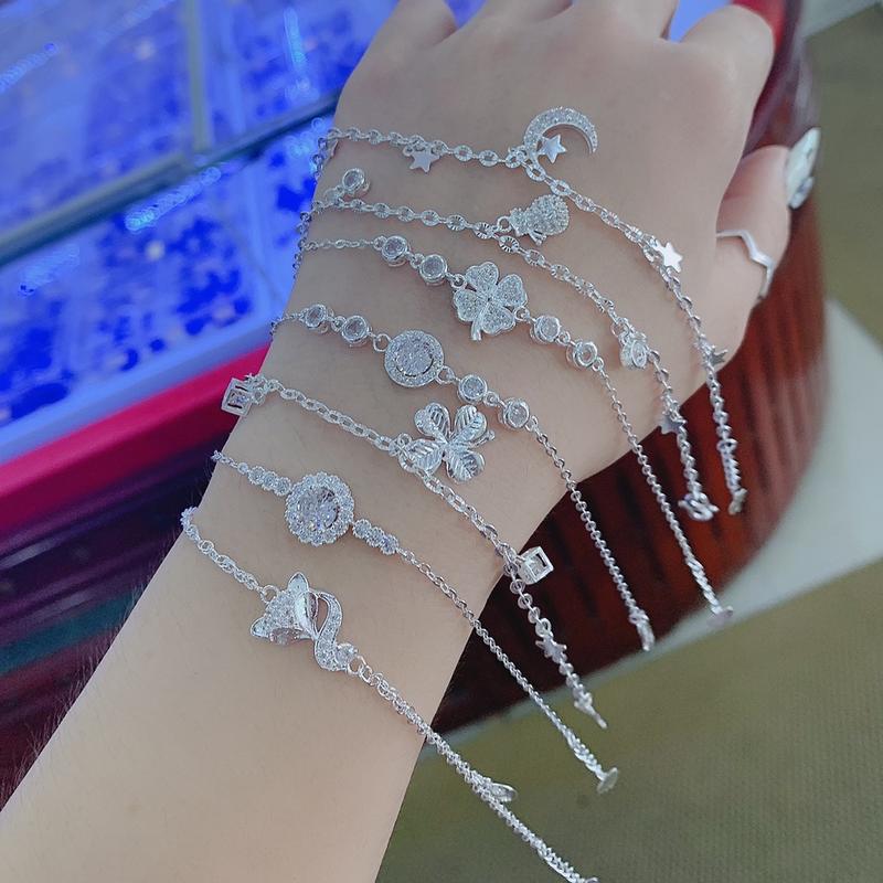 LẮC TAY BẠC TA Dành cho các nàng thích nhỏ nhẹ HHJ bạc đẹp hải hạnh