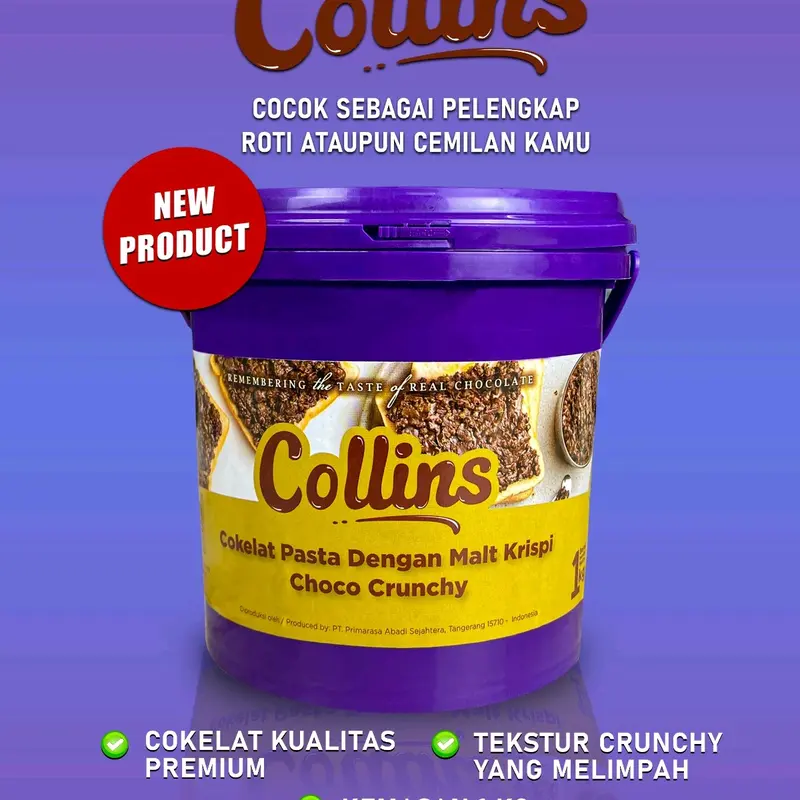 Bekasi(COD)-Collins Chocho Chrunchy 1 kg 0