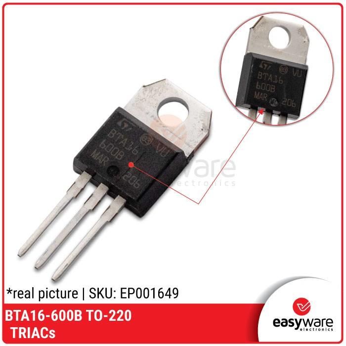 5 Stück BTA06-600B Triacs – 6 A, 600 V, TO-220, Thyristor Für Leistungssteuerung