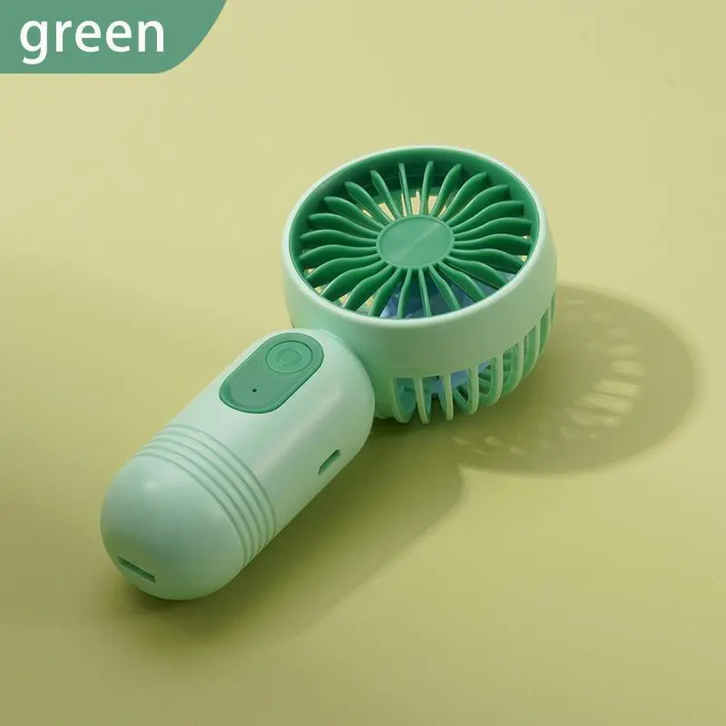 Portable Mini Fan, USB Rechargeable Handheld Fan with 3-speed Settings, Multifunction Lightweight Fan for Makeup, Travel, Beach, Indoor and Outdoor Use, Multipurpose Fan, Adjustable Fan, Silent Fan 7