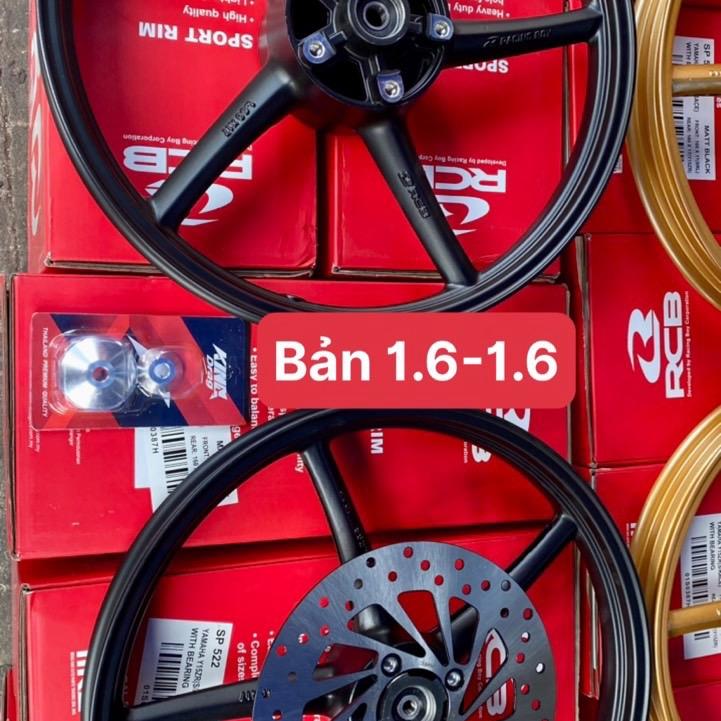 Mâm RCB 5 cây chính hãng full bản mâm exciter 150 155 135 sirius đen