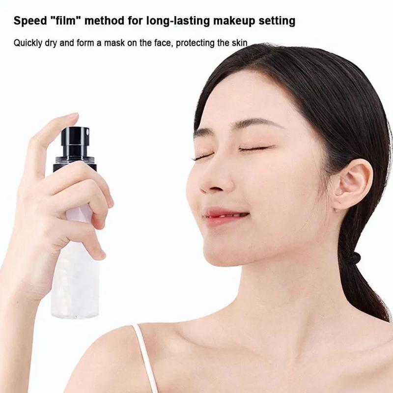 Product Introduction of 1PCS 100ml Makeup Fixer Spray Waterproof Sweatproof Oil Spray Hydrating Fixing Cosmetics Long Makeup Control Lasting Settin W9Y8 9