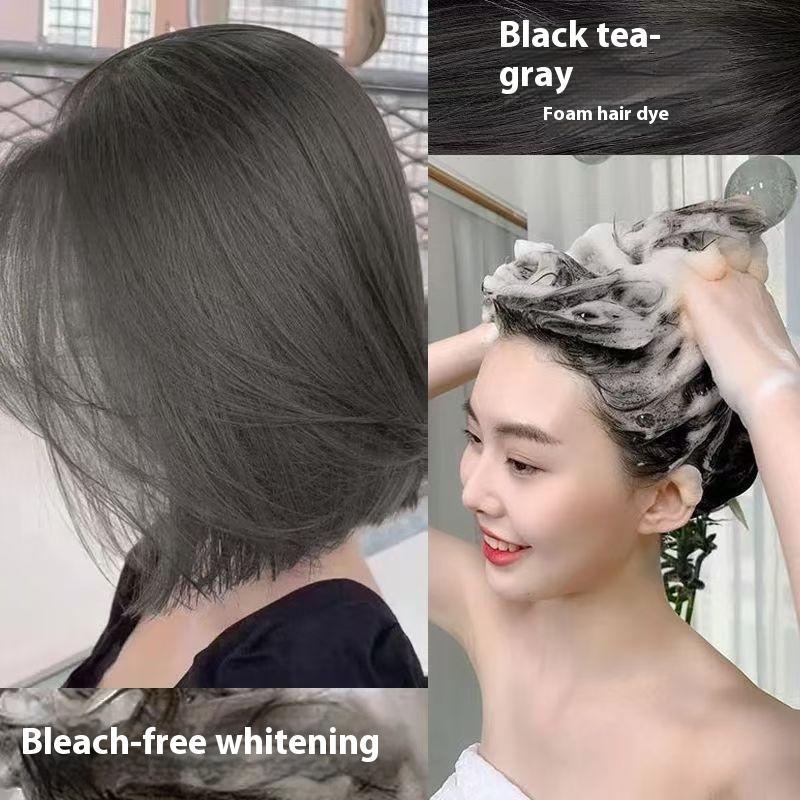 Free Bleach Bubble Blackcurrant Purple Female Hair Dyeing Cream 2025 Dye Your Own Popular Colour Pure Plant New Student Dyeing At Home 2