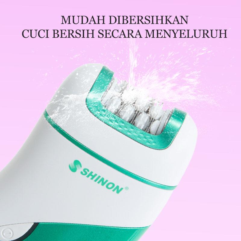 Product Introduction of COD SHINON Epilator Rambut Wanita Lady Shaver Epilator alat cukur bulu sensitif wanita lady  shaver Ketiak Wajah Perontok 13